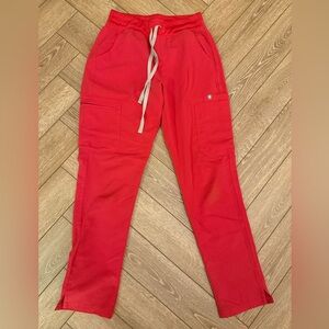 Figs Winning Red Women's Yola Pants